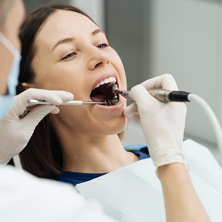 Dental checkups and cleanings help protect your teeth by finding oral health problems before they have a chance to get worse